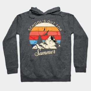 cute retro last day of school school's out for summer teacher Hoodie